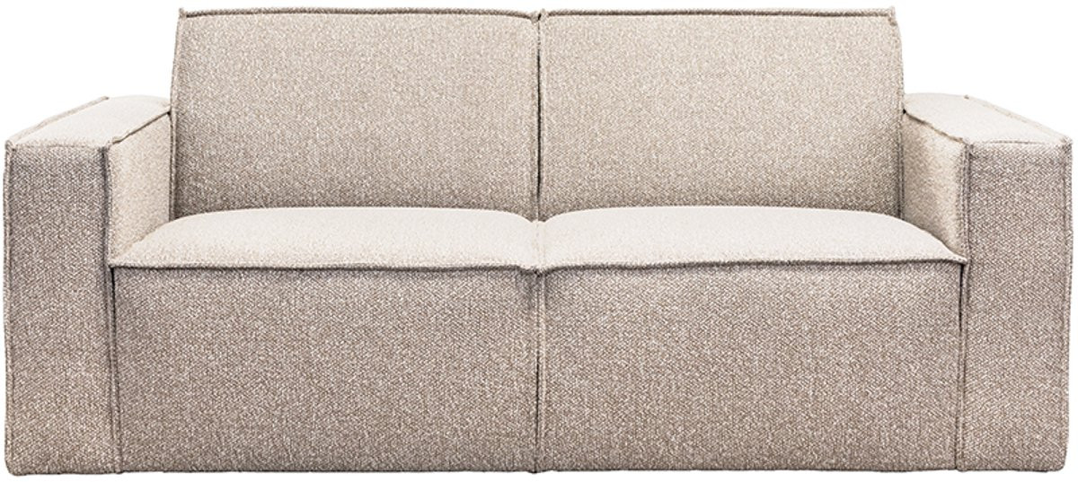 LABEL51 Kay Bank - Naturel - Royal Stof - 2,5-Zits