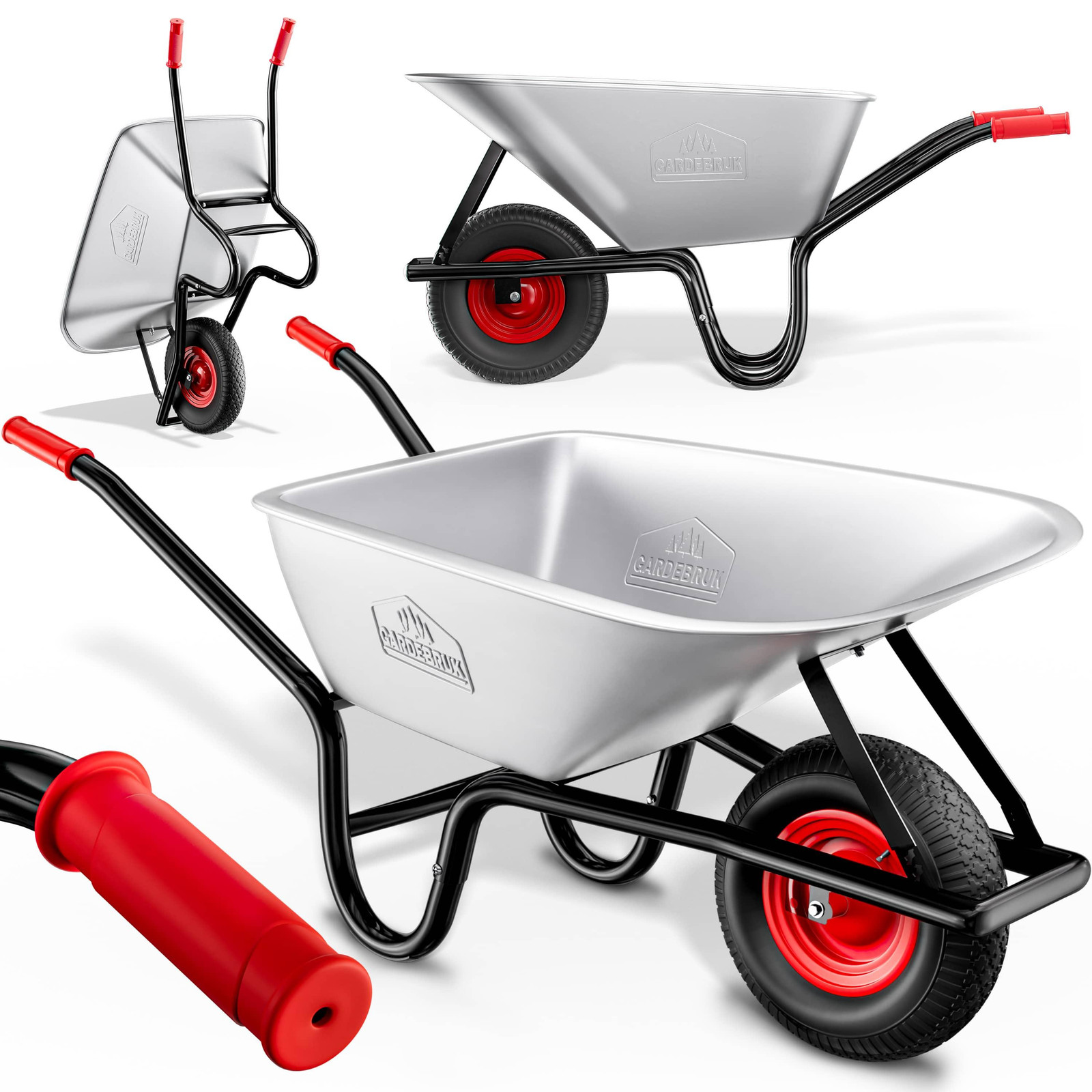 Gardebruk Kruiwagen Metaal 100L max 250kg