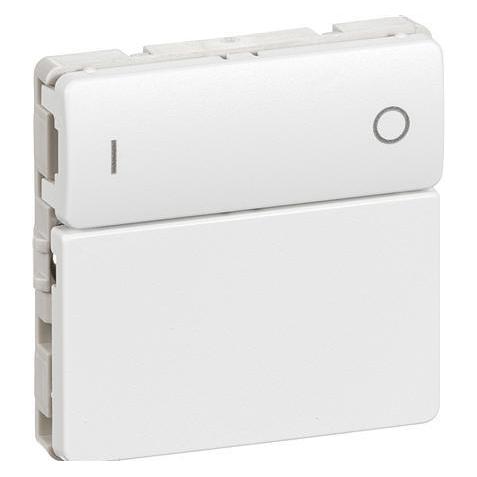LK Akku-Druck 2NO, 1 Modul IHC Wireless FUGA, weiss. (505D6001)