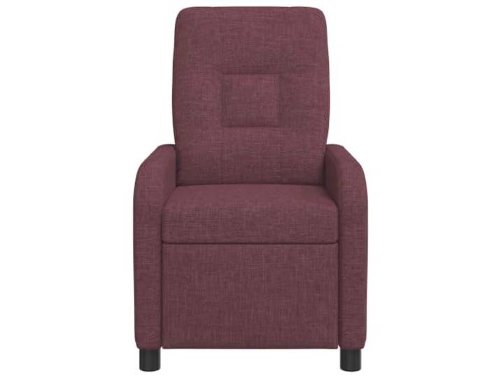 Sessel Recliner Violett aus Polyester, Verstellbar 115-160 Grad, mit Verstellbarer Rückenlehnenwinkel, robuster Metall-Holzwerkstoffrahmen, leichte Reinigung, abnehmbare Bezüge