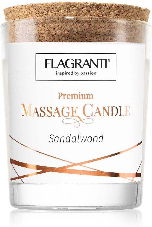 Flagranti Massage Candle Sandal Wood Bougie de massage 70 ml