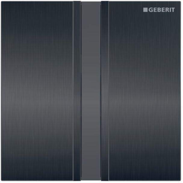 Geberit Infrarot-Urinal-Steuerung Typ 50  116026QD1 Netz, elektronische Spülung, gebürstet / schwarzchrom