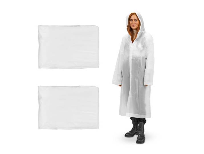Relaxdays Regenponcho set van 2