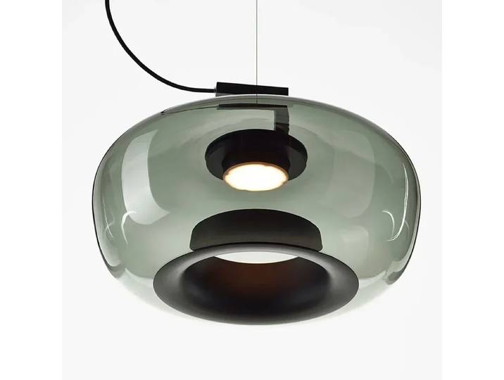 Lustres en verre simples nordiques lampes suspendues LED design pour salon chambre café décor à la maison éclairage Suspension Luminaire