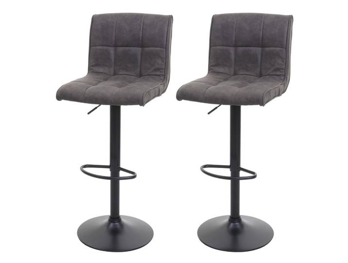 BARHOCKER Grau 2er-Set