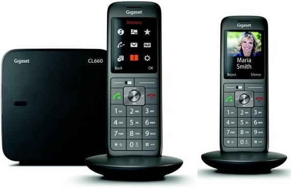 Siemens Gigaset CL660 Duo Pack duo : Téléphone sans fil + combiné supplémentaire