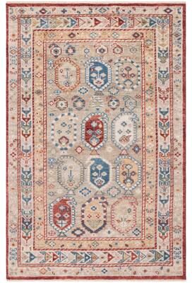 SAFAVIEH Hand-Knotted Samarkand Olha Traditional Wool Rug