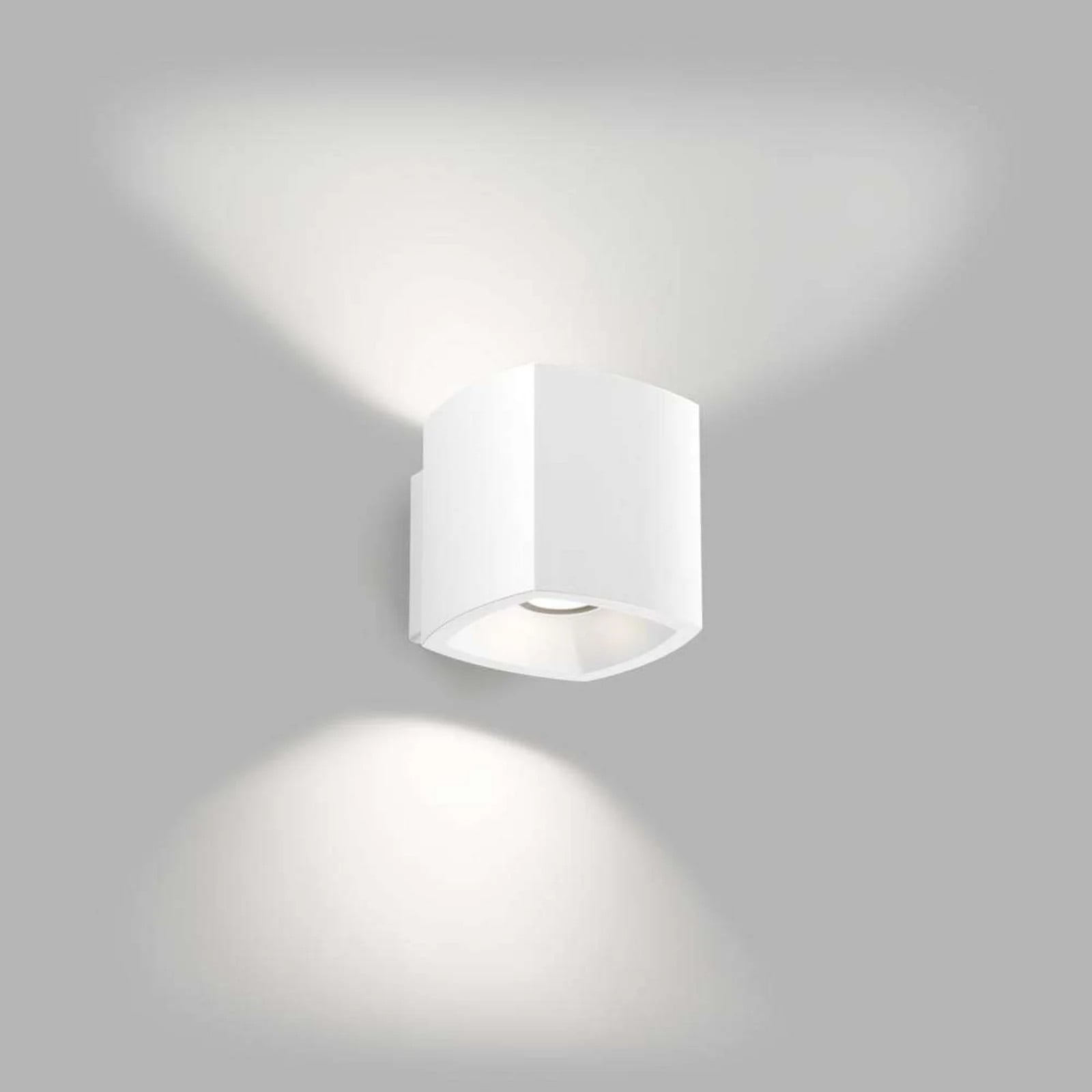 LIGHT-POINT Mirage 1 Wandlamp In/Out Wit Aluminium