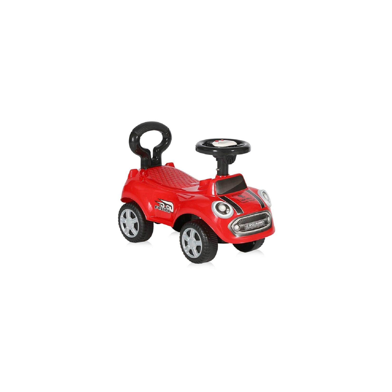 Lorelli Rutscher, Kinderauto Sport Mini, Kippschutz, Rückenlehne, Musikfunktion rot
