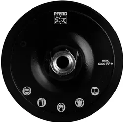Pferd, Zubehör Schleifer, POLIVLIESKlettrondenhalter PVKRH 522 M4