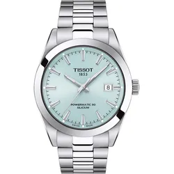 Tissot T1274071135100 Herrenuhr Gentleman Powermatic 80 Hellblau
