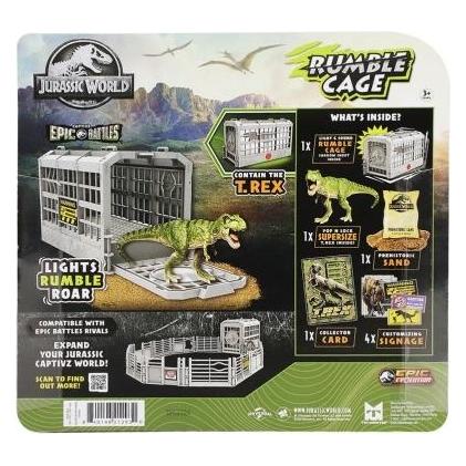 Jurassic Park Jurassic Rebirth Battles Rumble Cage (969-11530)