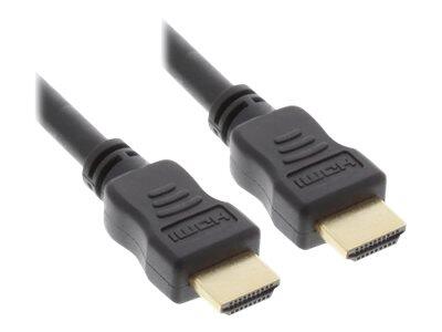 InLine® InLine High Speed Premium - HDMI mit Ethernetkabel - HDMI (M) bis HDMI (M) - 10 m - Dreifachisolierung - Schwarz 17510Q