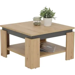 Couchtisch TIM III (LBH 68x68x41 cm) - braun - LBH 68x68x41 cm