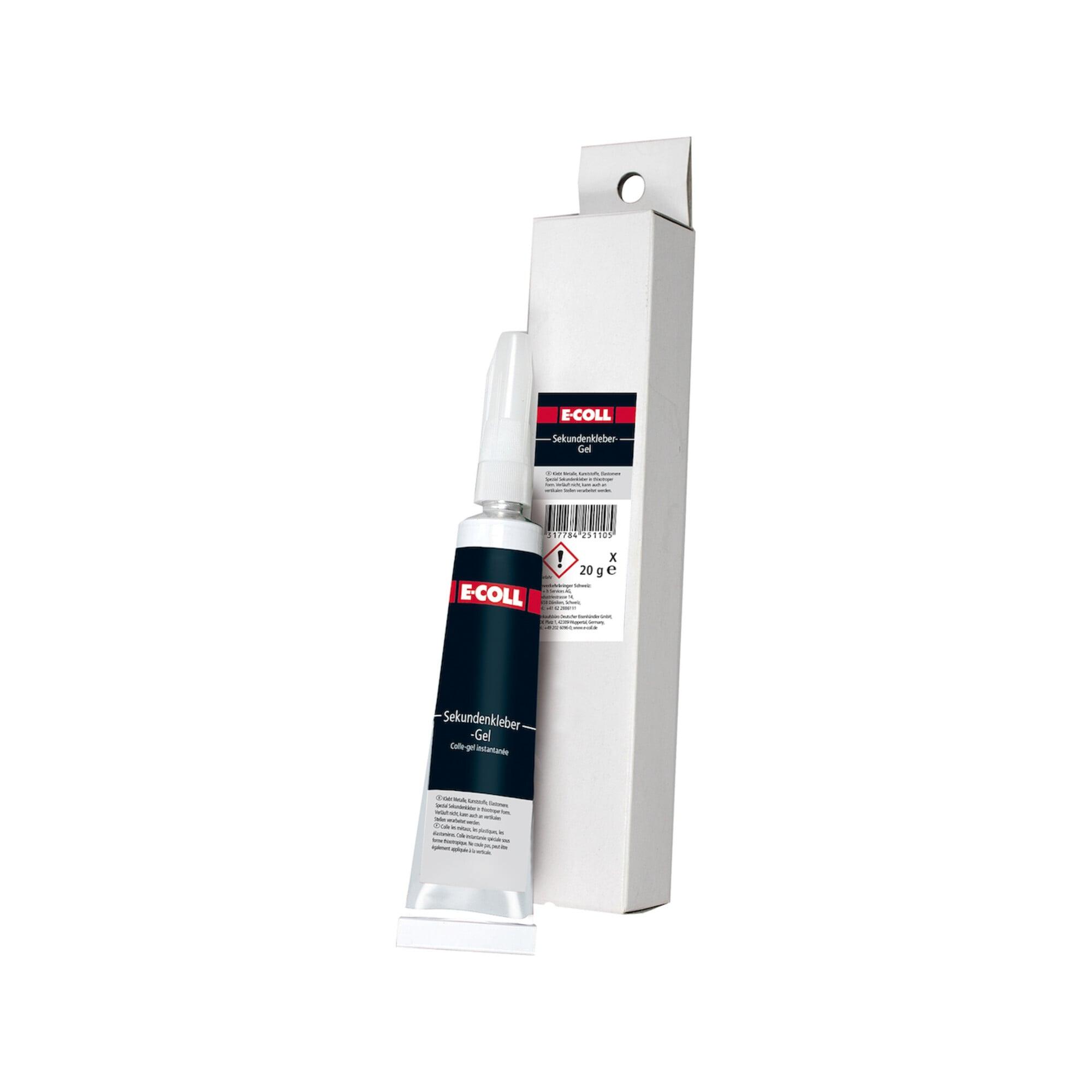 E-COLL Sekundenkleber-Gel 20g Flasche (4317784251105)