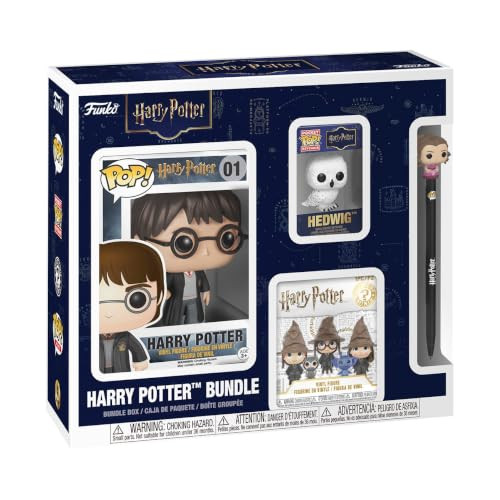 Funko Pop! Harry Potter Impulse Bundel met 4 items: figuurtje, sleutelhanger, Mystery Mini-figuurtje en balpen