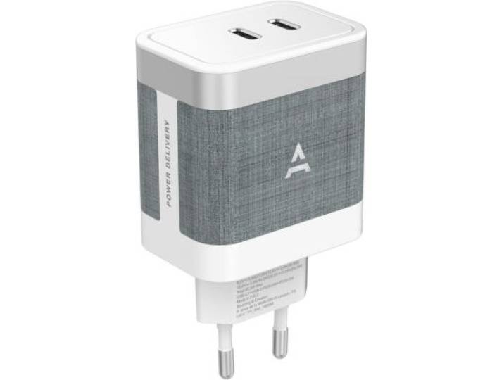 Adeqwat - Chargeur Ordinateur Portable 65w Charge Rapide 2 Usb-C