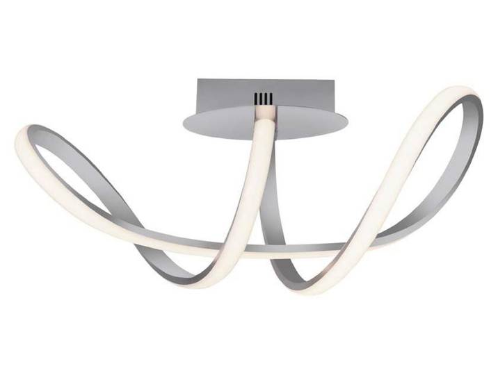 JUST LIGHT MARIA LED Plafonnier blanc chaud 15\,5W argent/blanc 15403-95