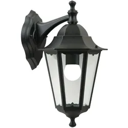 Nordlux Wandleuchte CARDIFF DOWN Außenleuchte, E27, IP44, schwarz NORD-74381003