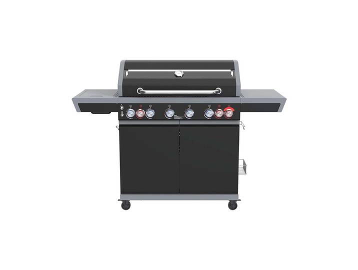 Ohmex 6B+1SB Gasgrill Schwarz