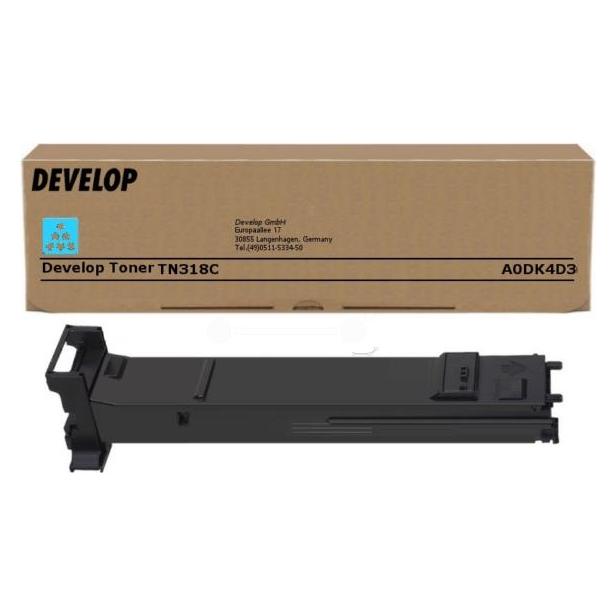 Develop A0DK4D3TN-318 C Toner cyan 8.000 Seiten Cyan Ineo + 20 20 P Plus 20 20 P (C) (A0DK4D3)