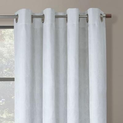 Commonwealth Home Fashion, Inc Neyman Grommet Curtain Panel White, 52 x 95, White