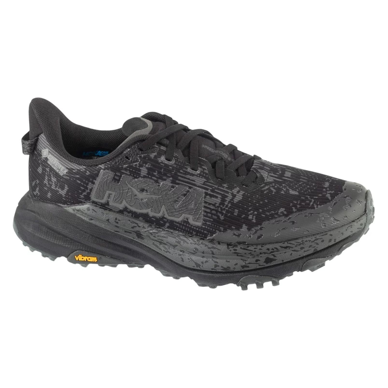 Hoka Herren-Laufschuhe Speedgoat 6 GTX Schwarz/Outer Orbit - LARGE (42) (1155770-bckt-197634489193)