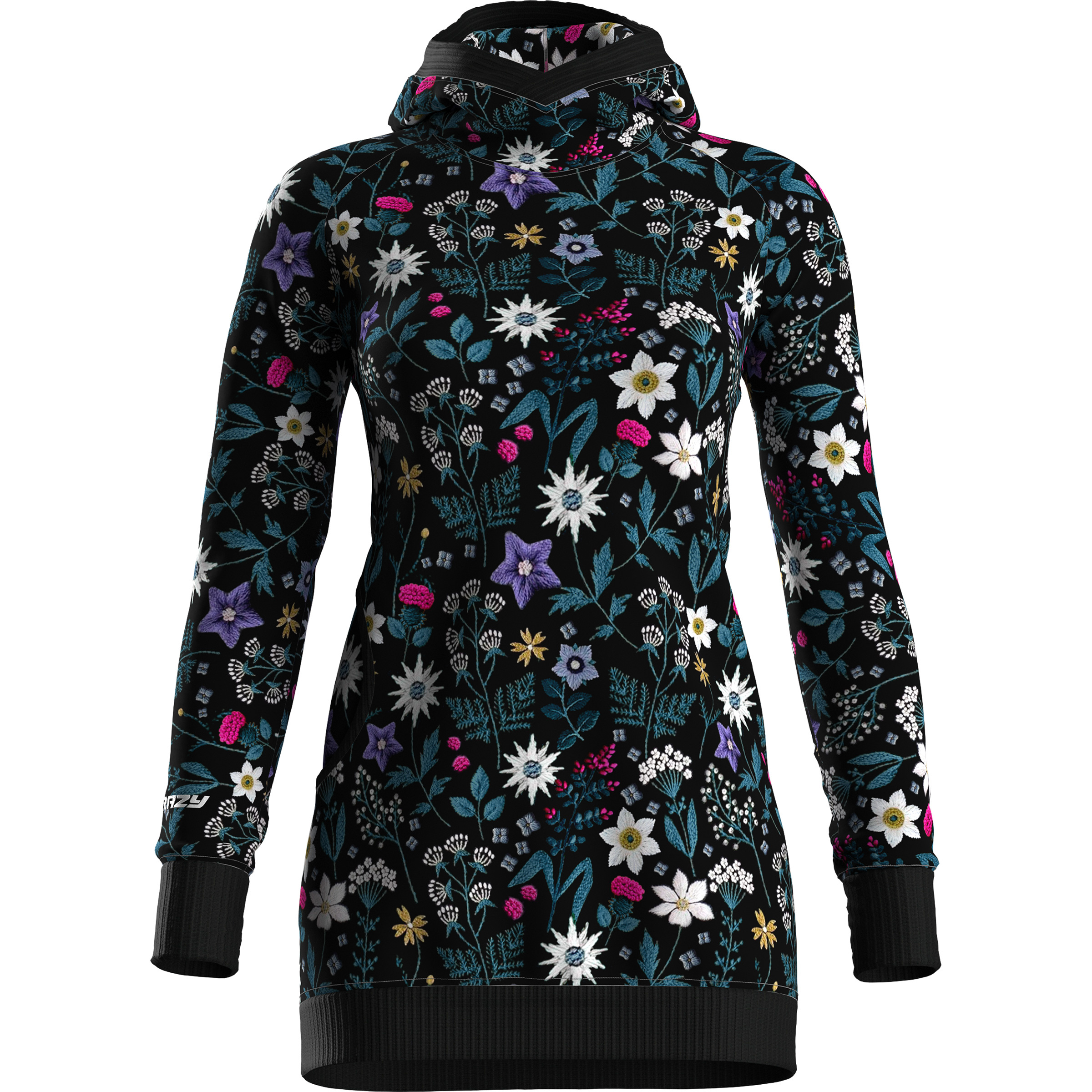 Crazy Spritz Kleid Damen Kleider weiss Größe L Lifestyle Schnell trocknend