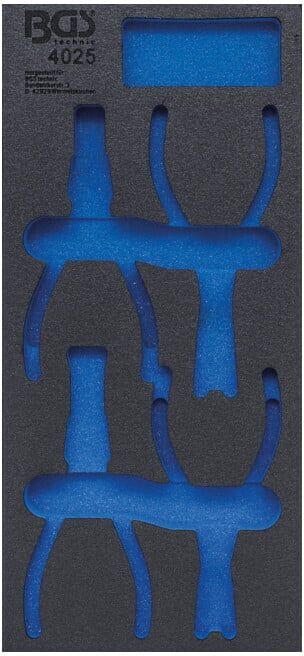 BGS Insert de servante d'atelier 1/3, vide pour art. 4025 ; BGS technic (4025-1)