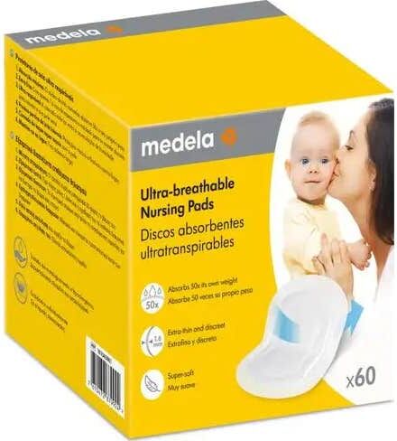 MEDELA Discos Absorventes Ultra-Transpirables 60 uds