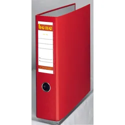 bene Doppelordner 2x A5 quer Karton rot