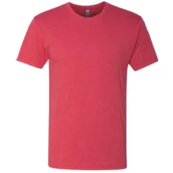 Next Level, Herren, Sportshirt, Triblend TShirt (3XL), Rot