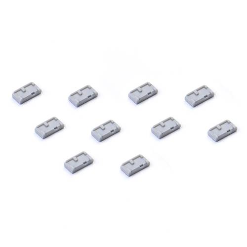 Smartkeeper Micro USB-B Port Schloss MUL04P1GY 10er Set Grau ohne Schlüssel MUL04P1GY