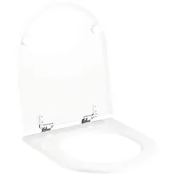 Geberit GE Courreges WC-Sitz, weiß Scharniere verchromt