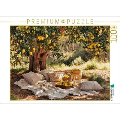 CALVENDO Puzzle Erntezeit im warmen Licht des Südens | 1000 Teile Lege-Größe 64x48cm Foto-Puzzle für glückliche Stunden