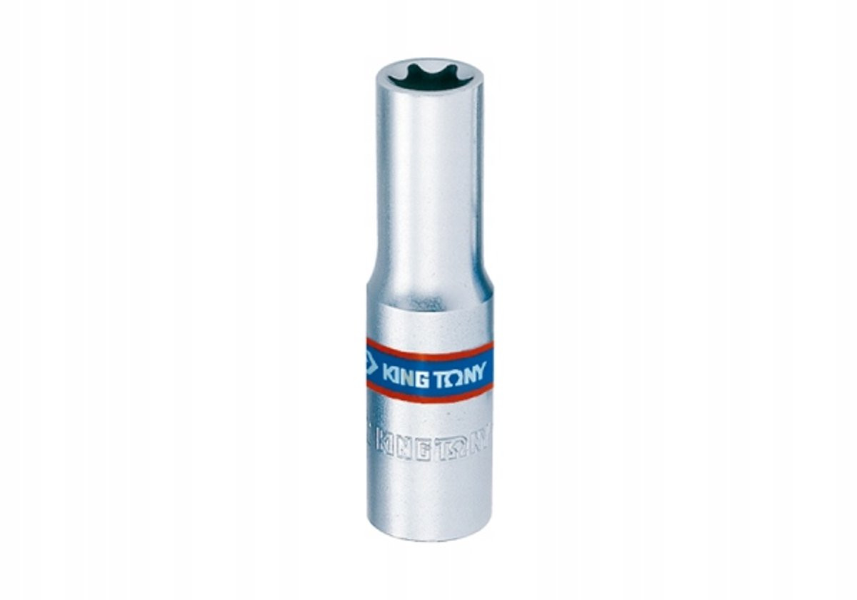 King Tony E-Torx diepe dopsleutel E7 x 63 mm 3/8 inch Cr-V