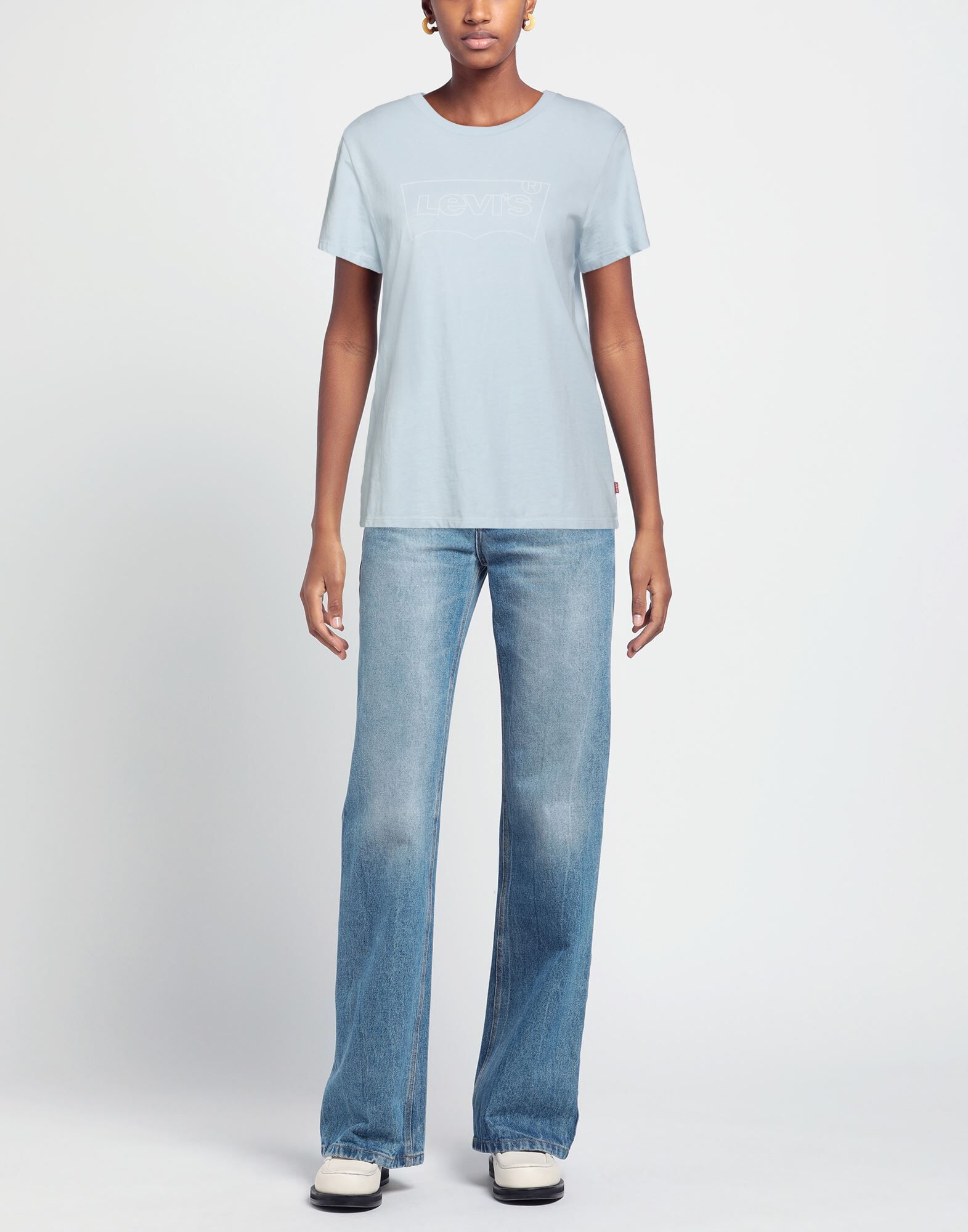 Levis Camiseta Mujer Azul celeste XXS Mujer