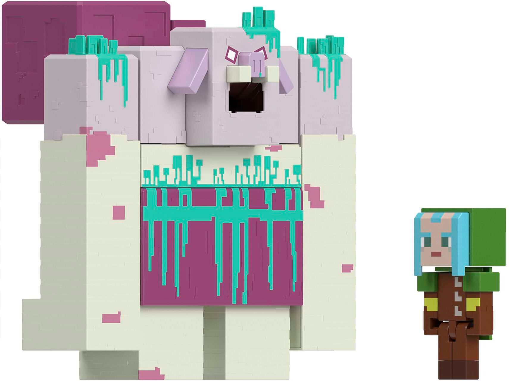 Mattel Figura surtida Legends Devorador con slime Minecraft .