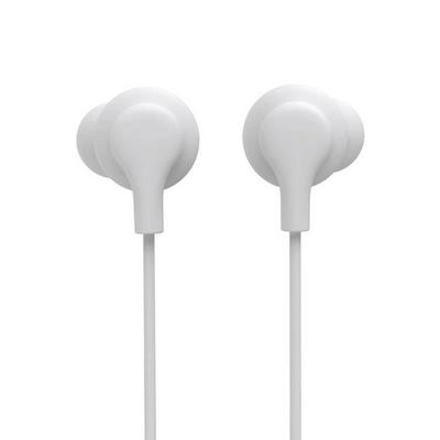 Hama Curly In Ear Kopfhörer kabelgebunden Weiß Lautstärkeregelung Telefon -