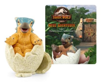 tonies 44 min 10001682 Jurassic World: Neue Abenteuer - Folge 1: Camp Kreidezeit / Geheimnisse (Blau, Weiß, Gelb)