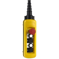 Schneider Electric XACA47141 Hängetaster XAC-A, 4 Drucktaster 1 Not-Halt/Not-Aus-Taster