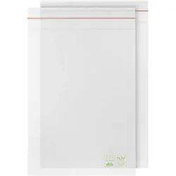 1000 Druckverschlussbeutel, umweltfreundliche PLA-Folie 250 x 350 mm, transluzent
