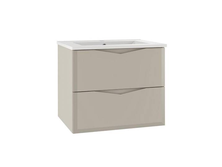 Petits-meubles Waschtisch 60cm Ellie Kaschmir, Holzwerkstoff, 60x50x45.8 cm, Badezimmer, Waschbecken & Armaturen, Waschtische