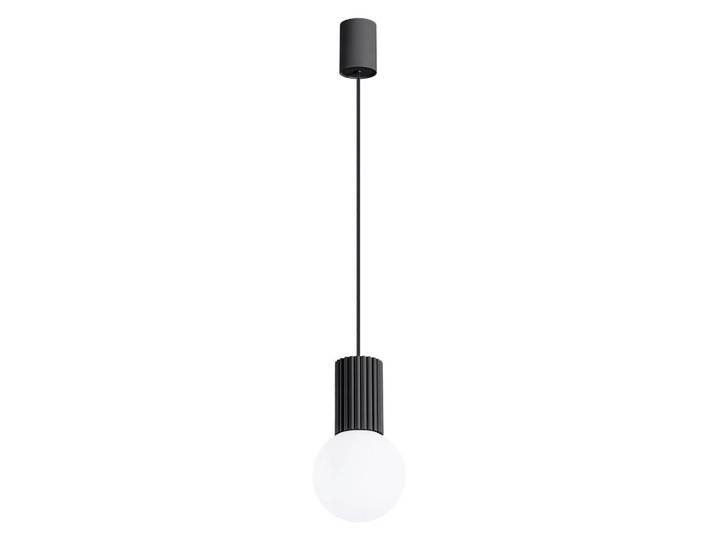 Pendelleuchte Halo, Schwarz, Metall, 12x120x12 cm, Lampen & Leuchten, Innenbeleuchtung, Hängeleuchten, Pendelleuchten