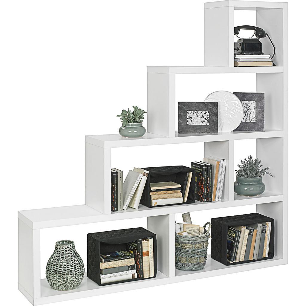 Raumteiler, Weiß, Holzwerkstoff, 164x164x29 cm, stehend, Wohnzimmer, Raumteiler & Paravents, Raumteiler
