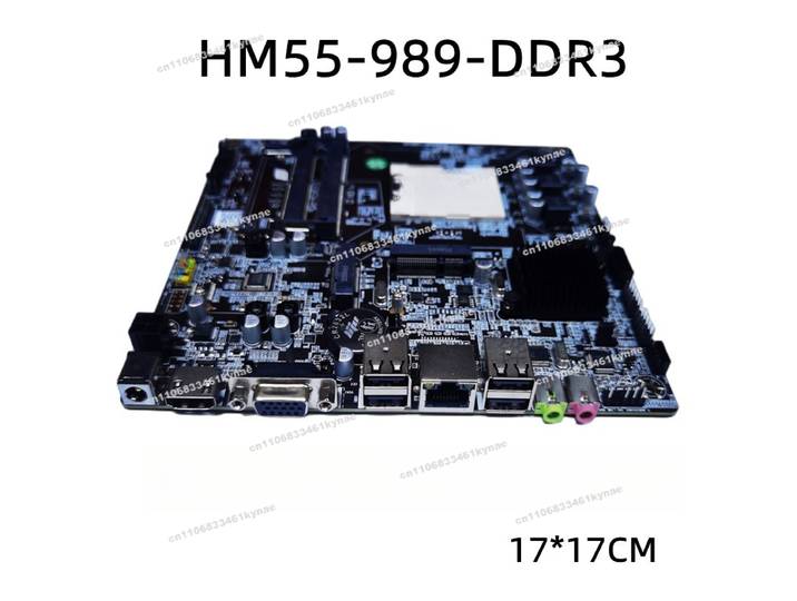 Convient pour la carte principale de contrôle industriel ITX HM55 double emplacement mémoire DDR3 Mini carte PGA989