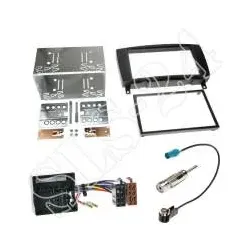 Autoradio 2-DIN Radioblende + Adapter Einbauset für MERCEDES SLK (R171) 2005-...