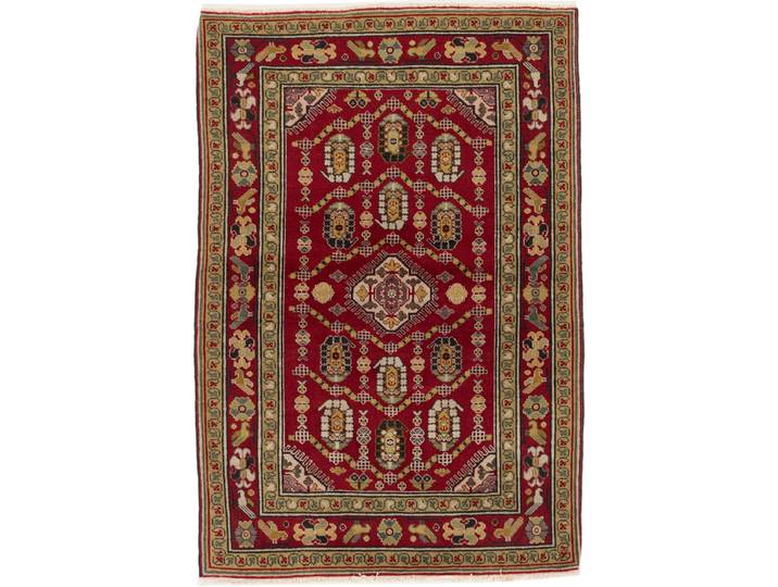 Turkei Alt Teppich 92x138 Handgeknüpft Orientteppich Wolle