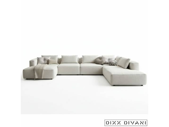Dixx Divani Six Wohnlandschaft inkl. 6 großen Rückenkissen - r