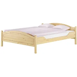 Erst-Holz Massivholzbett Landhausstil 160x200 Doppelbett Kiefer V-60.30-16 ohne Zubehör
